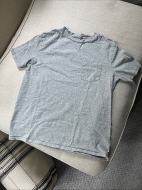 Boys Gap Pocket Short Sleeve Tee - Grey